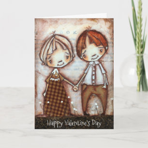 Das Niedlichste Paar der Welt - Valentine Feiertagskarte