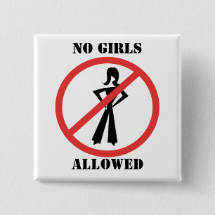 Das No Symbol No Girls ein Piktogramm nicht erlaub Button