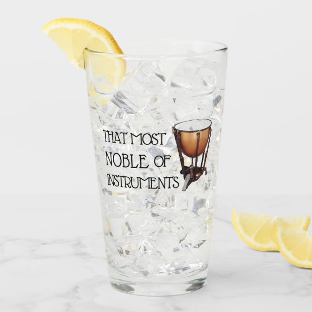 Das Noble der Instrumente - Timpani Glas (Vorderseite Ice)