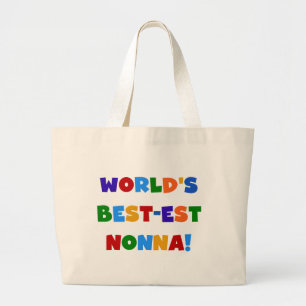 Das Nonna der Welt beste helle FarbT - Shirts und Jumbo Stoffbeutel
