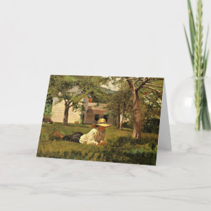 Das Nooning von Winslow Homer Karte