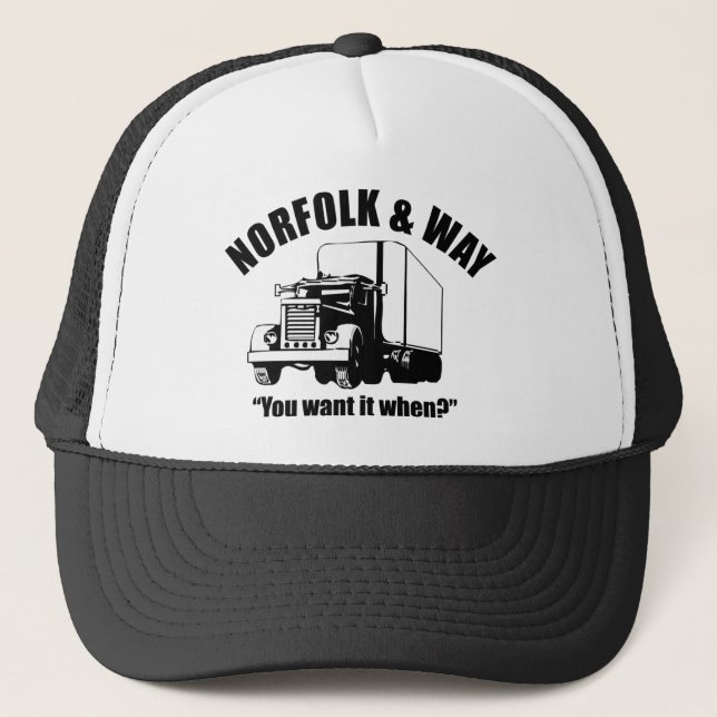 Das Norfolk und die Weisen-tauschenkappe Truckerkappe (Vorderseite)