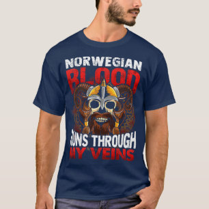 Das norwegische Blut fließt durch meine Adern und T-Shirt