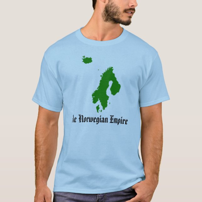 Das norwegische Reich T-Shirt (Vorderseite)