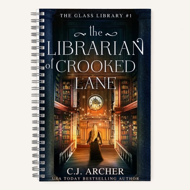 Das Notebook der Glasbibliothek Notizbuch (Vorderseite)