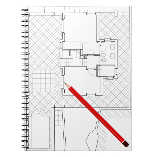 Das Notebook für Architekten Notizblock (Vorderseite)