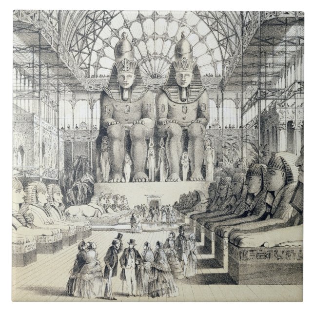 Das Nubian Gericht am Kristallpalast in Sydenham Fliese (Vorderseite)