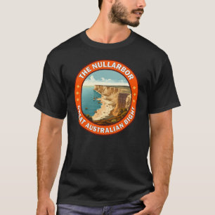 Das Nullarbor-Emblem für das große australische Na T-Shirt
