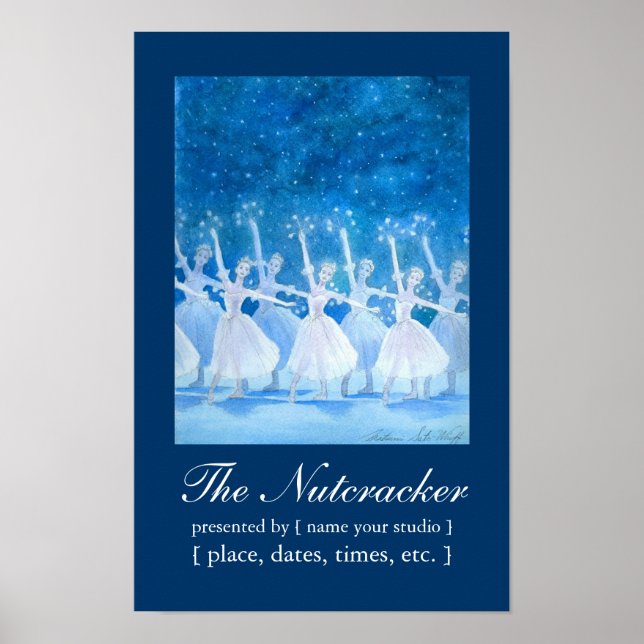 Das Nutcracker Poster (anpassbar) (Vorne)
