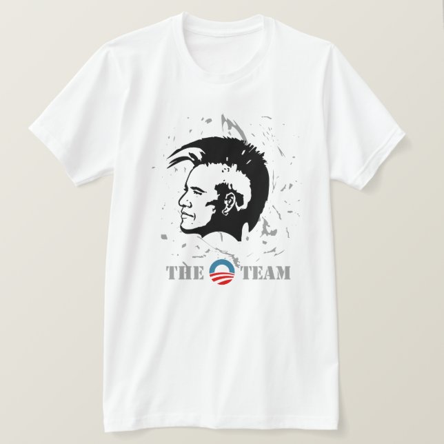Das Obama-Team 2012 T-Shirt (Design vorne)