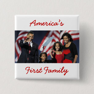 Das Obamas: Amerikas erste Familie Button