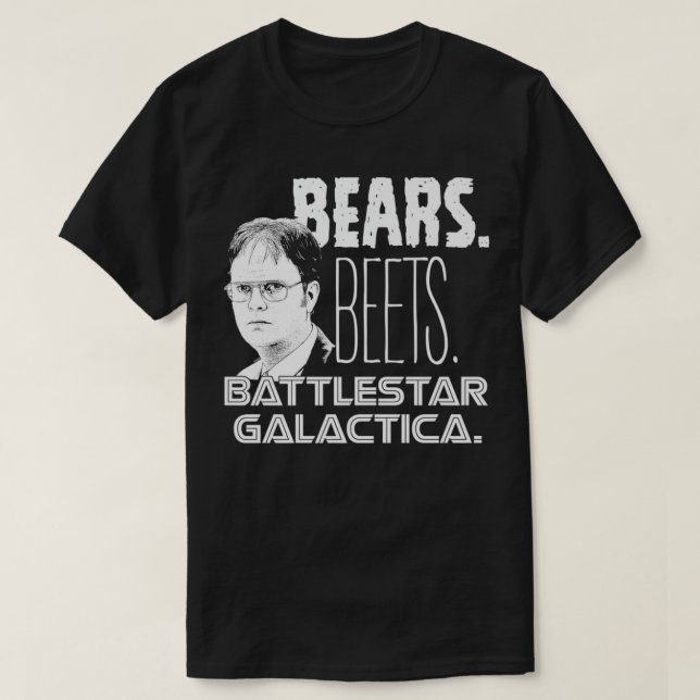 Das Office bears Beets Dwight Head Premium T-Shirt (Design vorne)