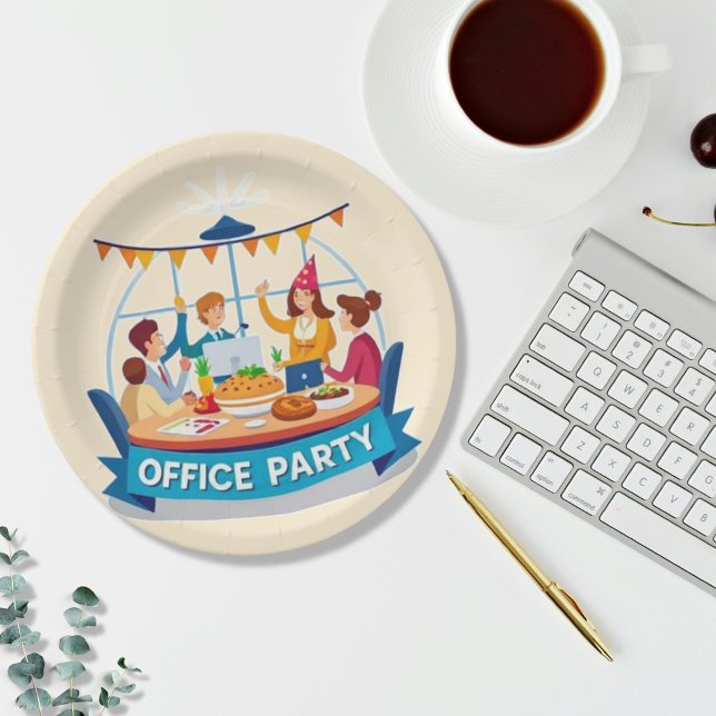 Das Office-Party Pappteller (Von Creator hochgeladen)