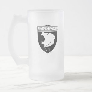 Das OFFIZIELLE Brüllen-wirkliches Ale-Glas des Mattglas Bierglas