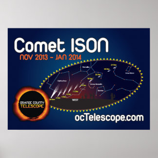 Das Offizielle Comet ISON Poster and Finder Chart