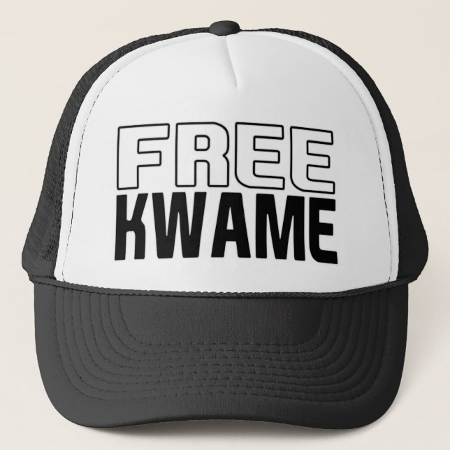 Das offizielle freie Kwame Shirt! Truckerkappe (Vorderseite)