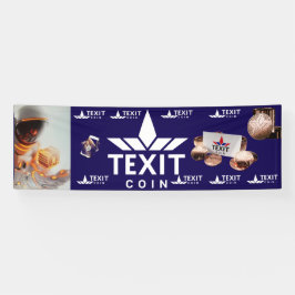 Das Offizielle Logo der Xit-Coin mit Astronautin T Banner