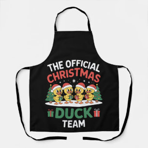 Das Offizielle Weihnachtsenten-Team Weihnachtsmann Schürze