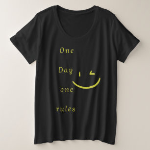 Das okay Design Große Größe T-Shirt