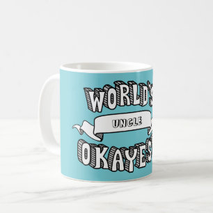 Das Okayest der Welt leere lustige Text-Tasse Tasse