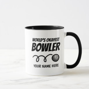 Das Okayest der Welt lustige Kaffee-Tasse Bowler Tasse