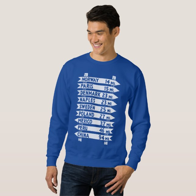 Das Ol'Maine-Signpost-Sweatshirt Sweatshirt (Vorne ganz)