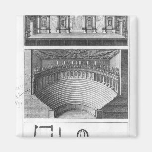 Das olympische Theater in Vicenza Magnet