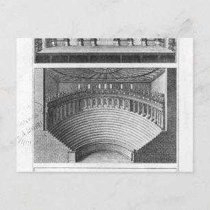 Das olympische Theater in Vicenza Postkarte