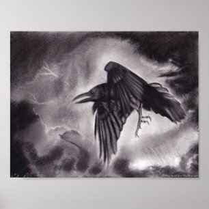 Das Omen Raven Poster