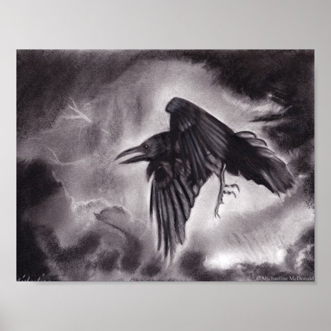 Das Omen Raven Poster (Vorne)