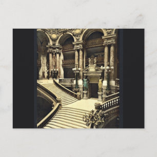 Das Opernhaus, die große Treppe, Paris, Frankreich Postkarte
