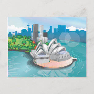 Das Opernhaus von Sydney Postkarte