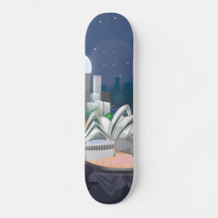 Das Opernhaus von Sydney Skateboard