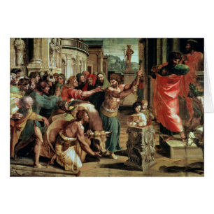 Das Opfer bei Lystra (Cartoon für das Sistine C