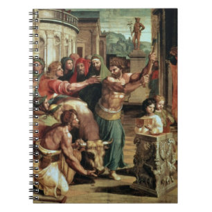 Das Opfer bei Lystra (Cartoon für das Sistine C Notizblock