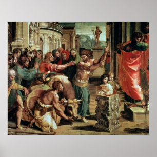 Das Opfer bei Lystra (Cartoon für das Sistine C Poster