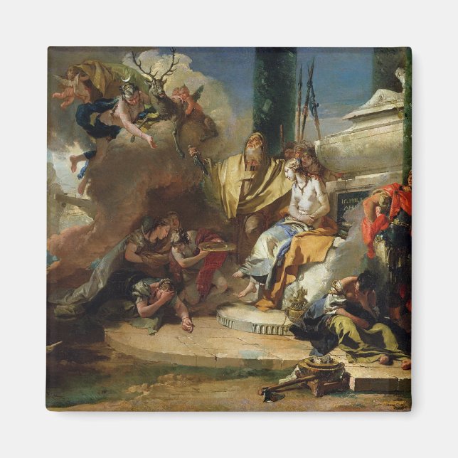 Das Opfer der Iphigenie Magnet (Vorne)