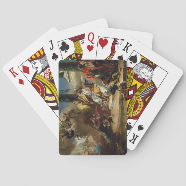 Das Opfer der Iphigenie Spielkarten (Rückseite)