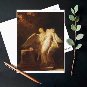 Das Opfer der Rose, Fragonard Postkarte