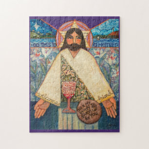 Das Opfer des Jesus-Puzzles Puzzle