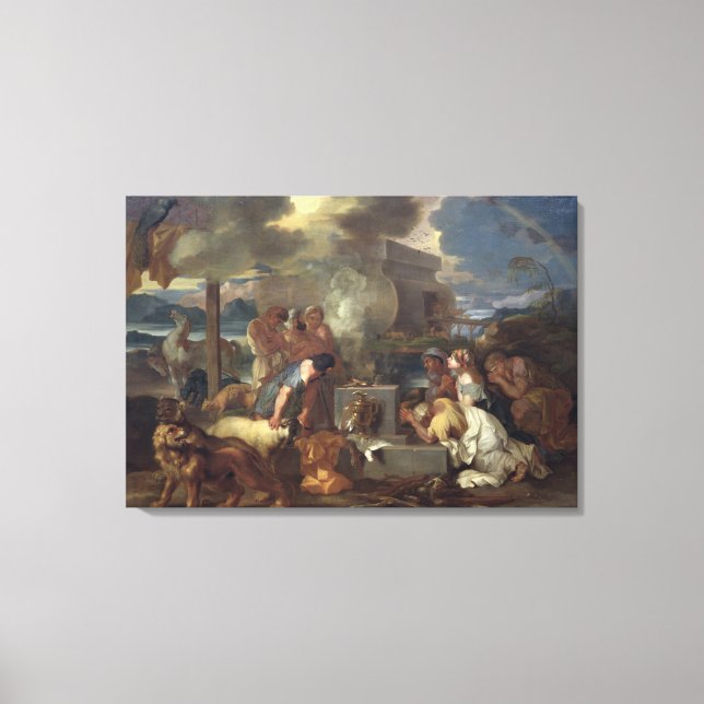 Das Opfer Noas, c.1640 Leinwanddruck (Vorderseite)