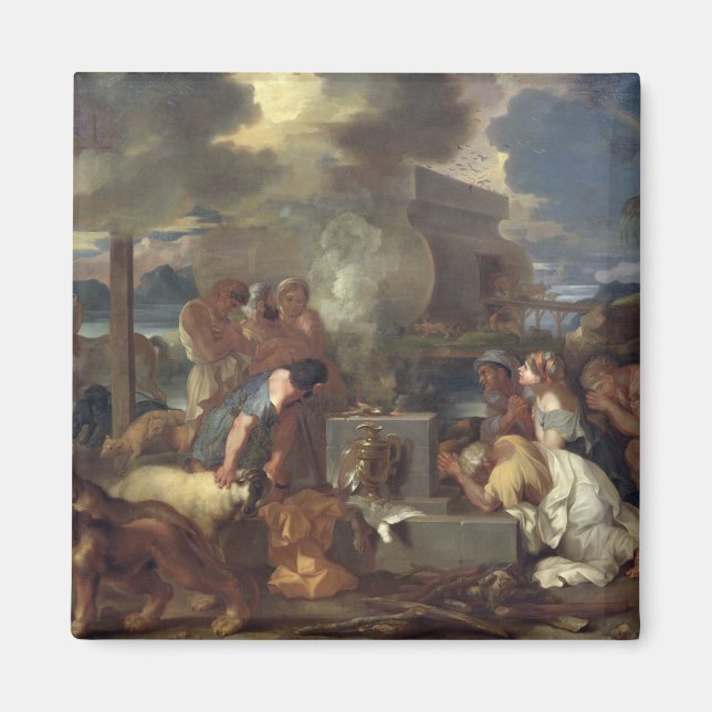 Das Opfer Noas, c.1640 Magnet (Vorne)