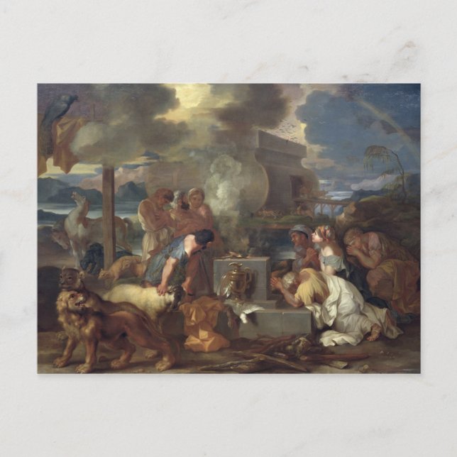 Das Opfer Noas, c.1640 Postkarte (Vorderseite)
