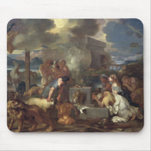 Das Opfer von Noah, c.1640 Mousepad