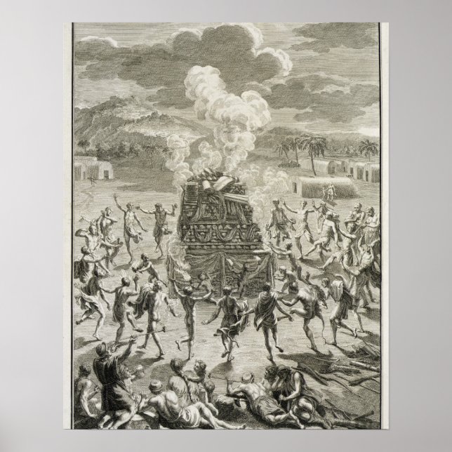 Das Opfer von Quitchi-Manitou oder der Großen Teic Poster (Vorne)