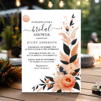 Das orange 70er 80er der 90er Jahre Rosa farbiges  Einladung