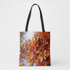 Das orange Blumenmuster-Design