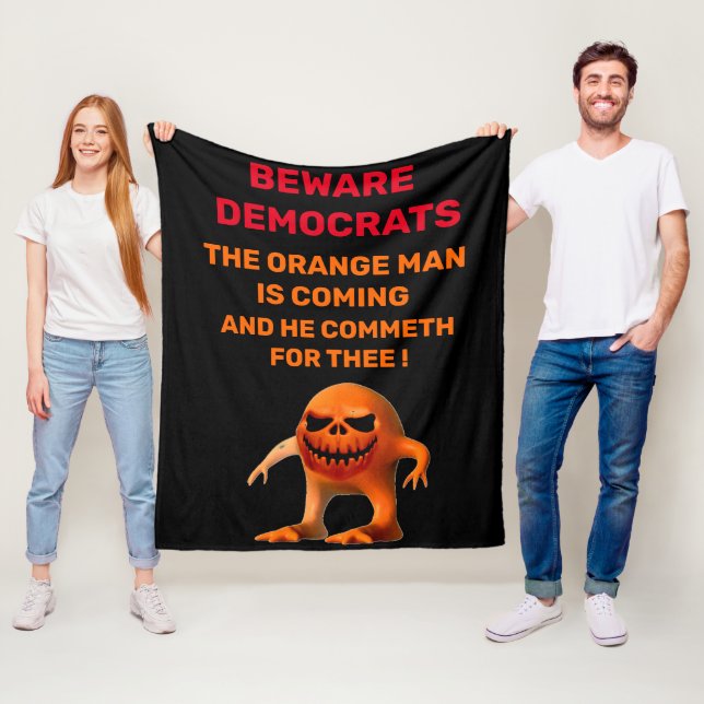 Das ORANGE MAN Tapestry Fleecedecke (Beispiel)