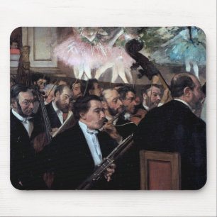 Das Orchester an der Oper, Edgar Degas Mousepad