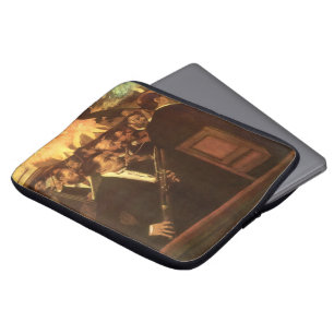 Das Orchester der Oper von Edgar Degas, Vintage Ar Laptopschutzhülle